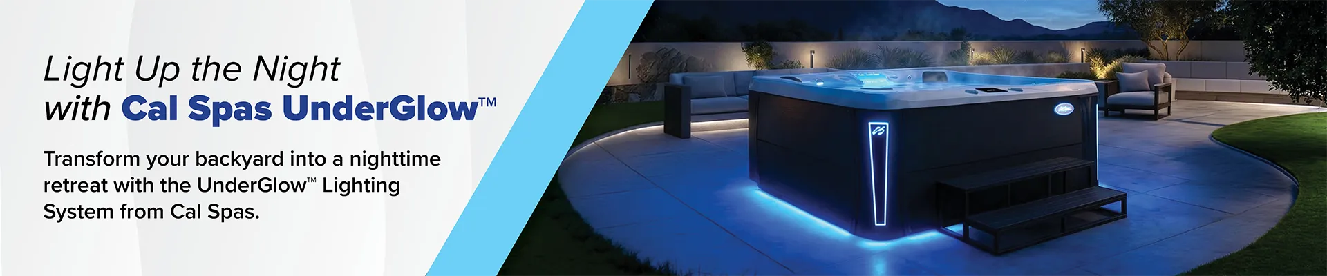 Calspas hot tub being used in a family setting - Mifflinville